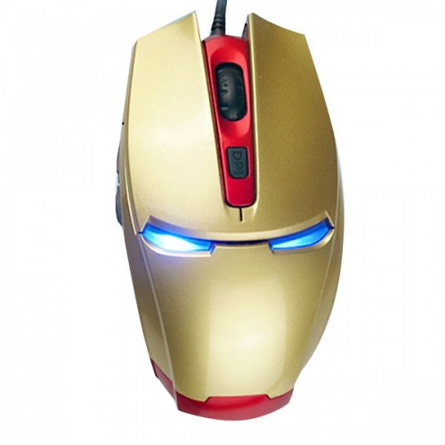 MARVEL IROMAN OPTICAL MOUSE 2000 DPI SILVER